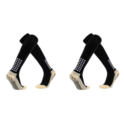 Proberos® Sport Socks Athletic Over-the-calf Rubber Anti-slip Soccer Breathable Compression Sports Indoor Training One Size for Men Women One Pair 2PCS Proberos® Sport Socks Athletic Over-the-calf Rubber Anti-slip Soccer Breathable Compression Sports Indoor Training One Size for Men Women One Pair 2PCS